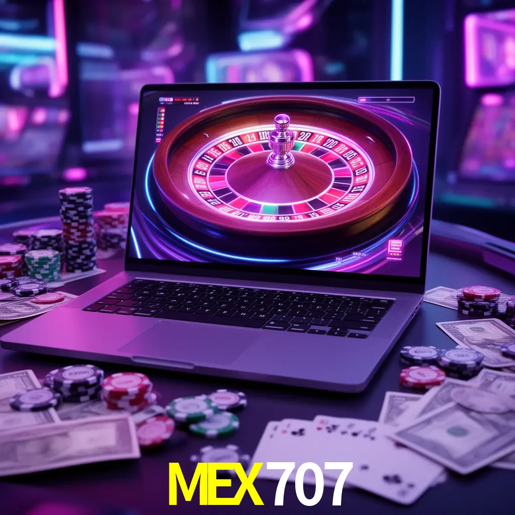 Centro móvil MEX707 con casino, cajero, bonos, app y acceso de cuenta para México